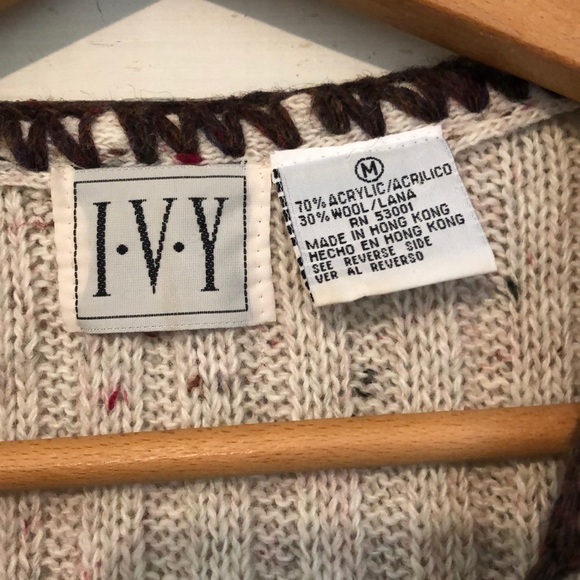 Vintage wool blend vest - Picture 5 of 8